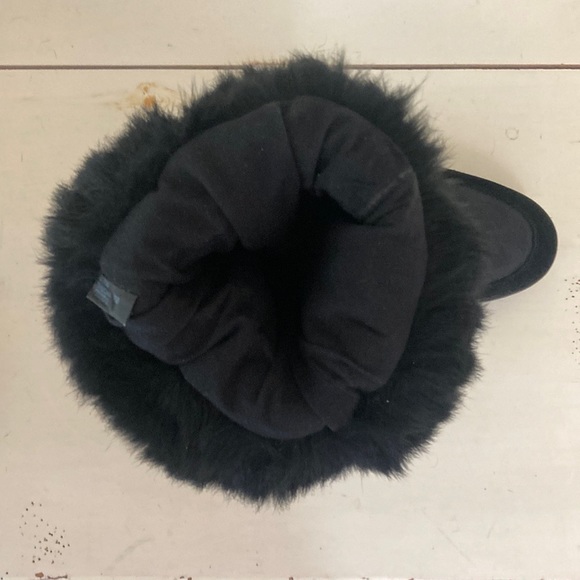 COACH Black Theona Rabbit Fur Snow Boots Size 7.5 EUC - Picture 12 of 16